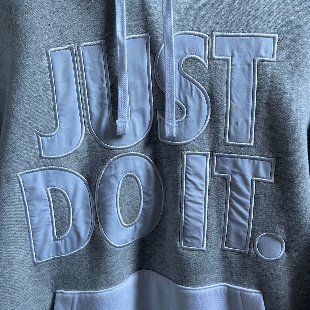 Men’s Nike Just Do It Hoodie size Large - Picture 2 of 4